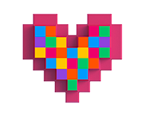 Spinny Pixel Couleur