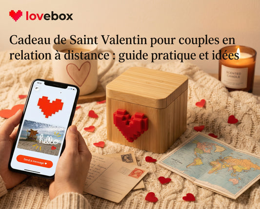 Cadeau de Saint Valentin pour couples en relation à distance : guide pratique et idées